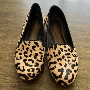 Leopard skin flats